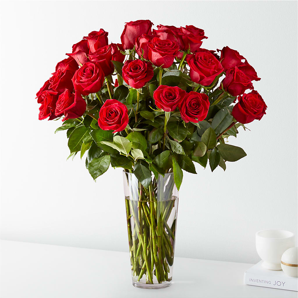 Long Stem Red Rose Bouquet – Blooming Flowers, Mobile AL