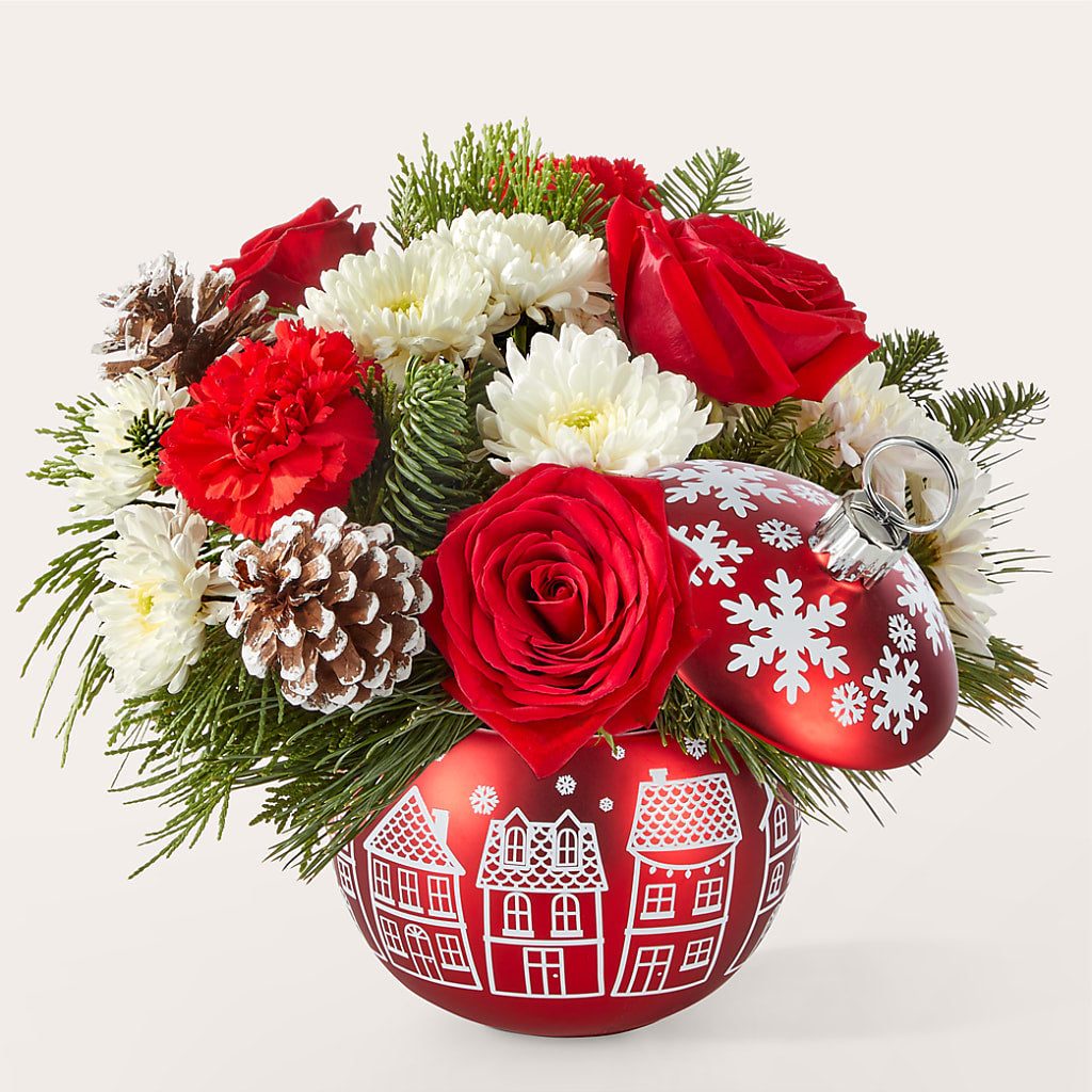 Christmas Village Ornament – Blooming Flowers, Mobile AL