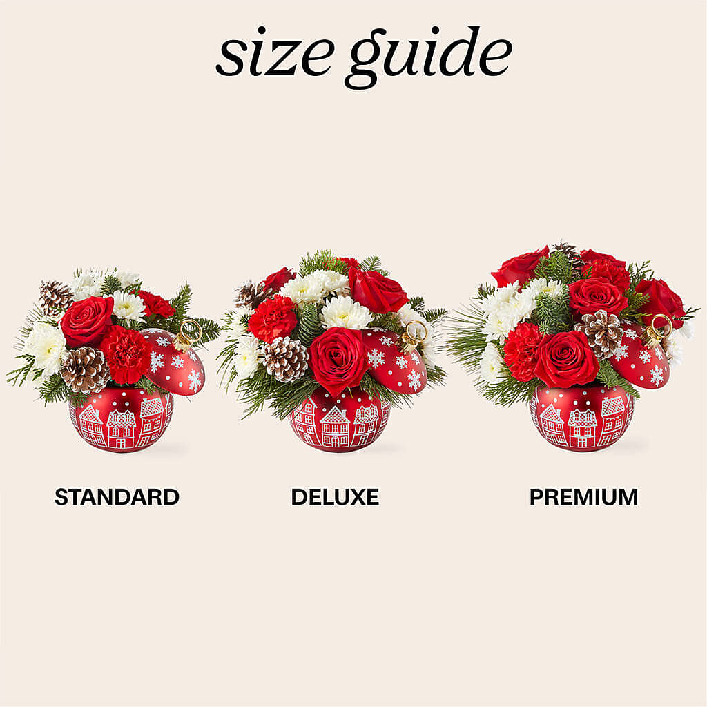 Christmas Village Ornament – Blooming Flowers, Mobile AL