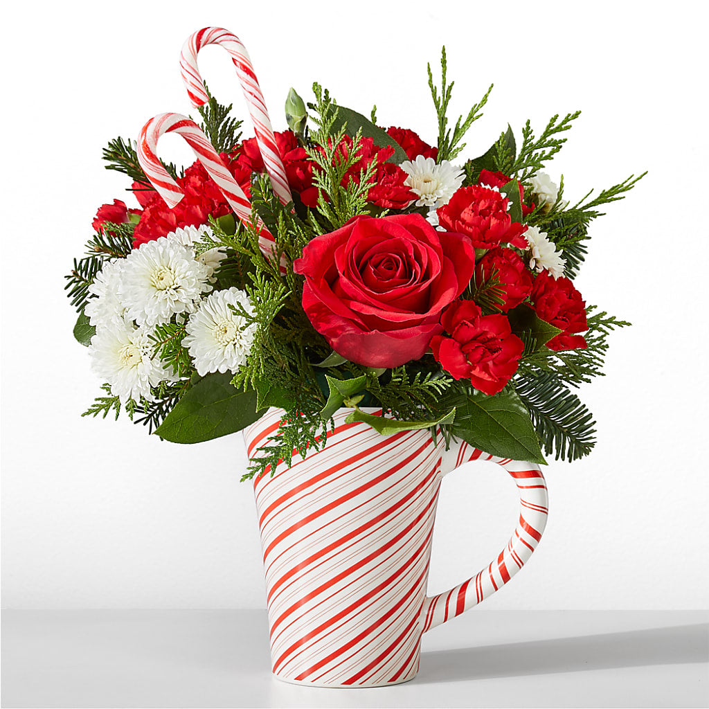 Peppermint Swirl Mug – Blooming Flowers, Mobile AL