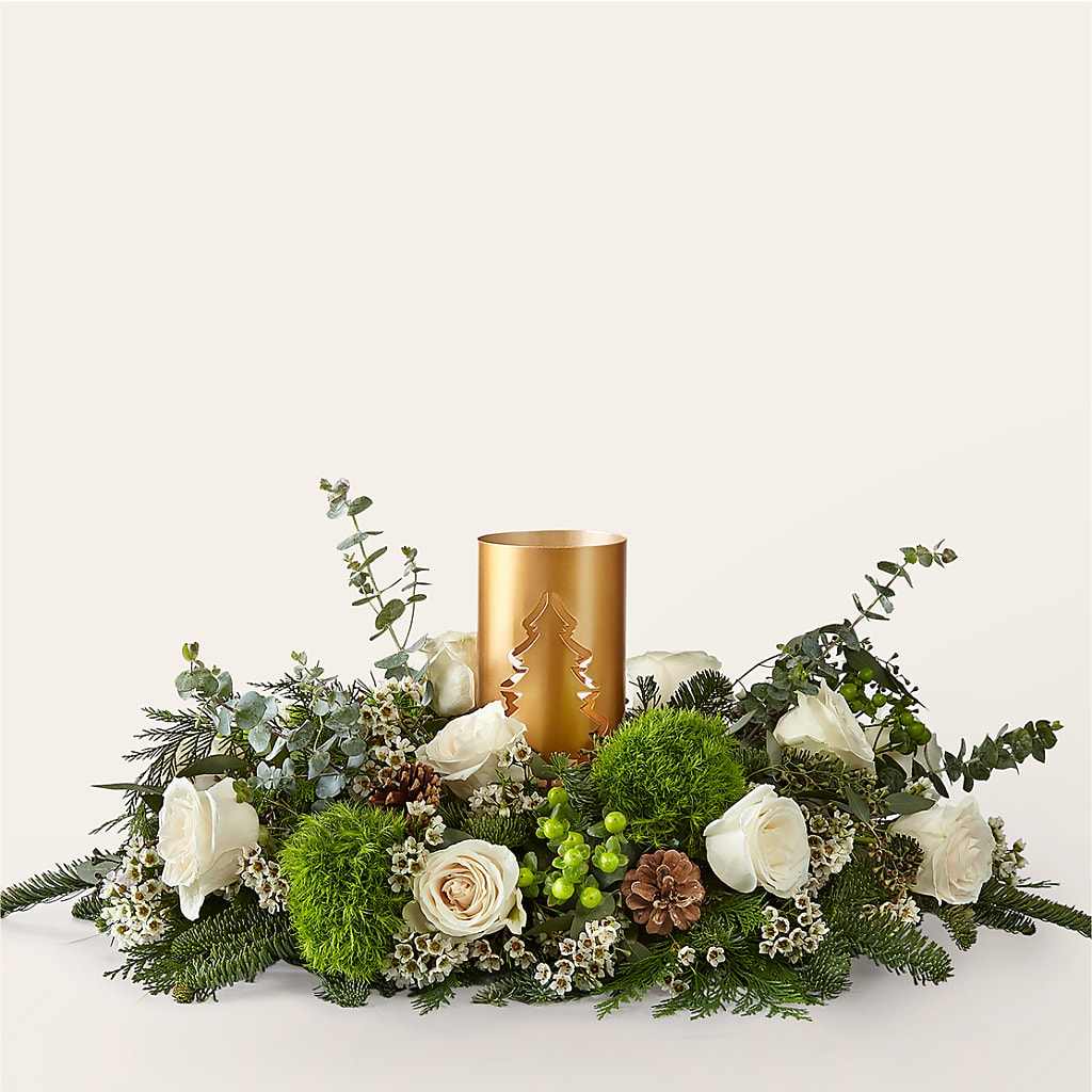 Chestnuts Roasting Centerpiece – Blooming Flowers, Mobile AL