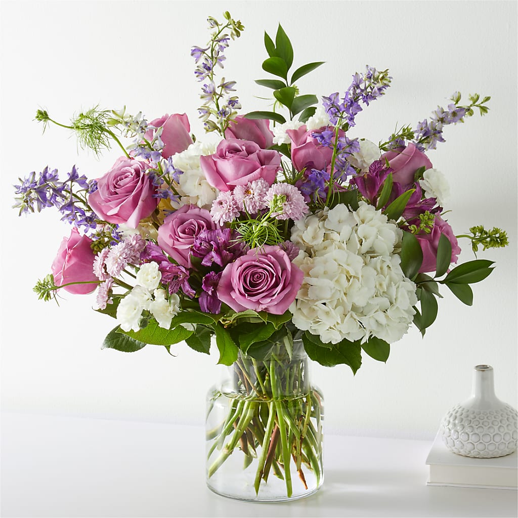 Violet Caress Bouquet – Blooming Flowers, Mobile AL