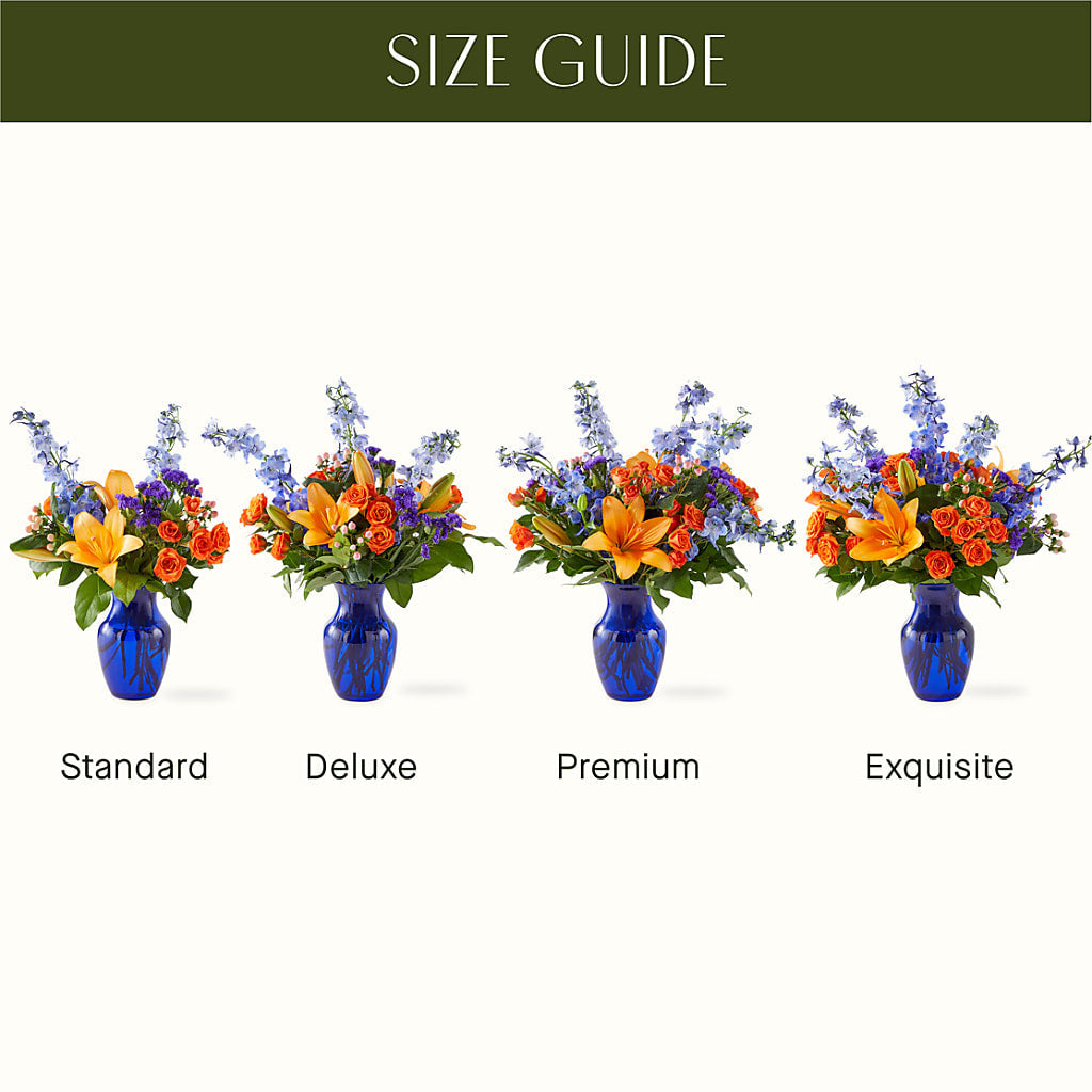 Radiant Citrus Bouquet – Blooming Flowers, Mobile AL