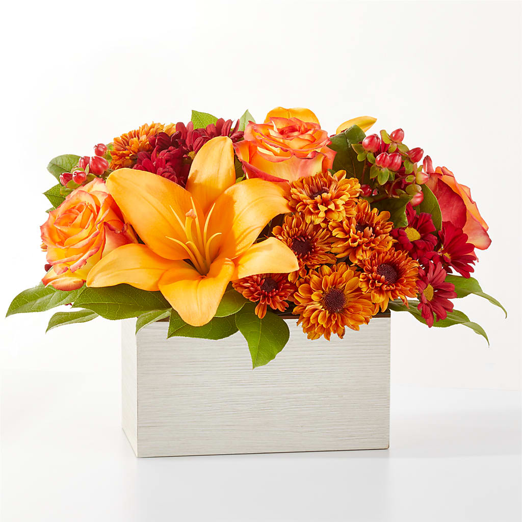 Backyard Bonfire Bouquet – Blooming Flowers, Mobile AL