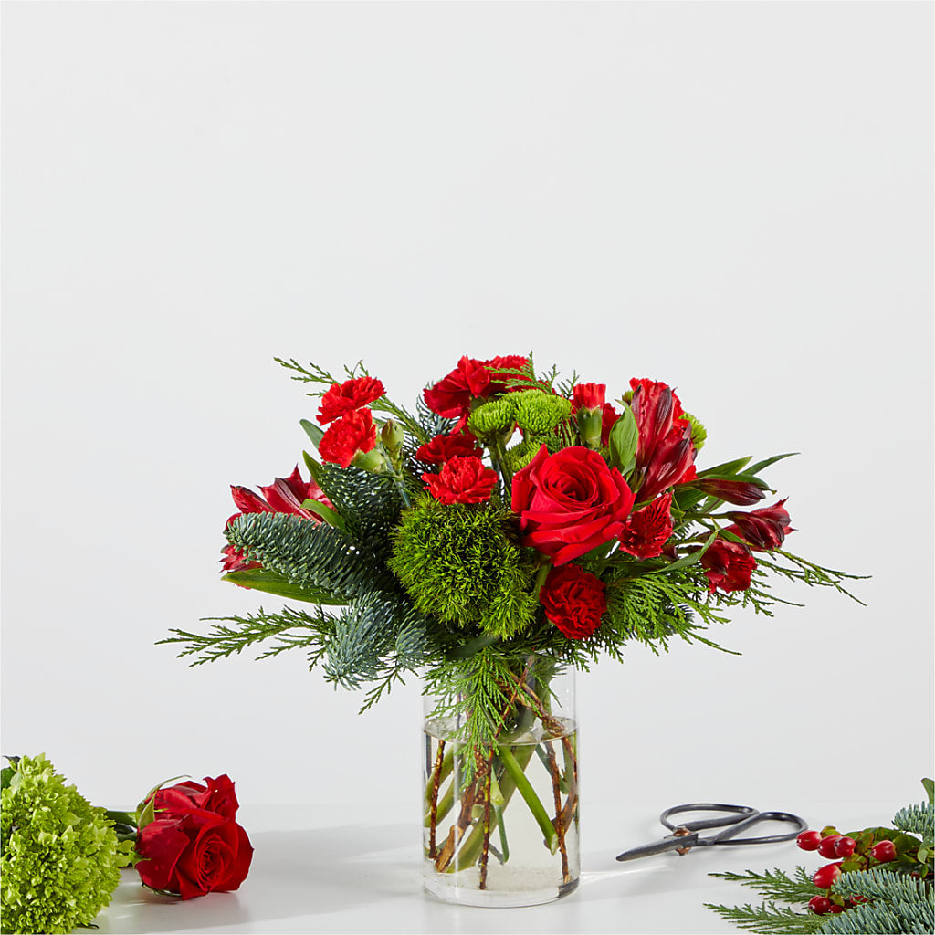 Merry Moment Bouquet – A Florist Original – Blooming Flowers, Mobile AL