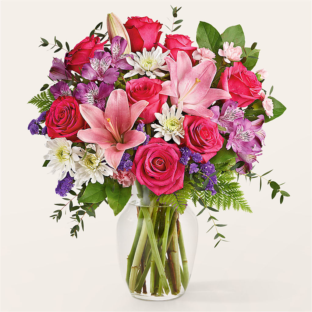 Lace & Pearls Bouquet – Blooming Flowers, Mobile AL
