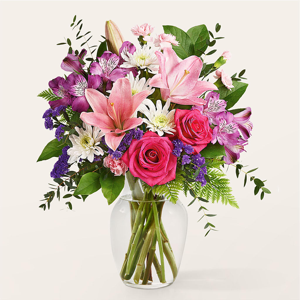 Lace & Pearls Bouquet – Blooming Flowers, Mobile AL