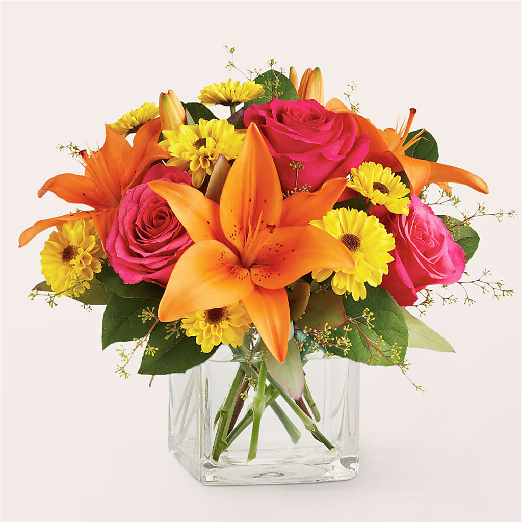 Neon Lights Bouquet – Blooming Flowers, Mobile AL