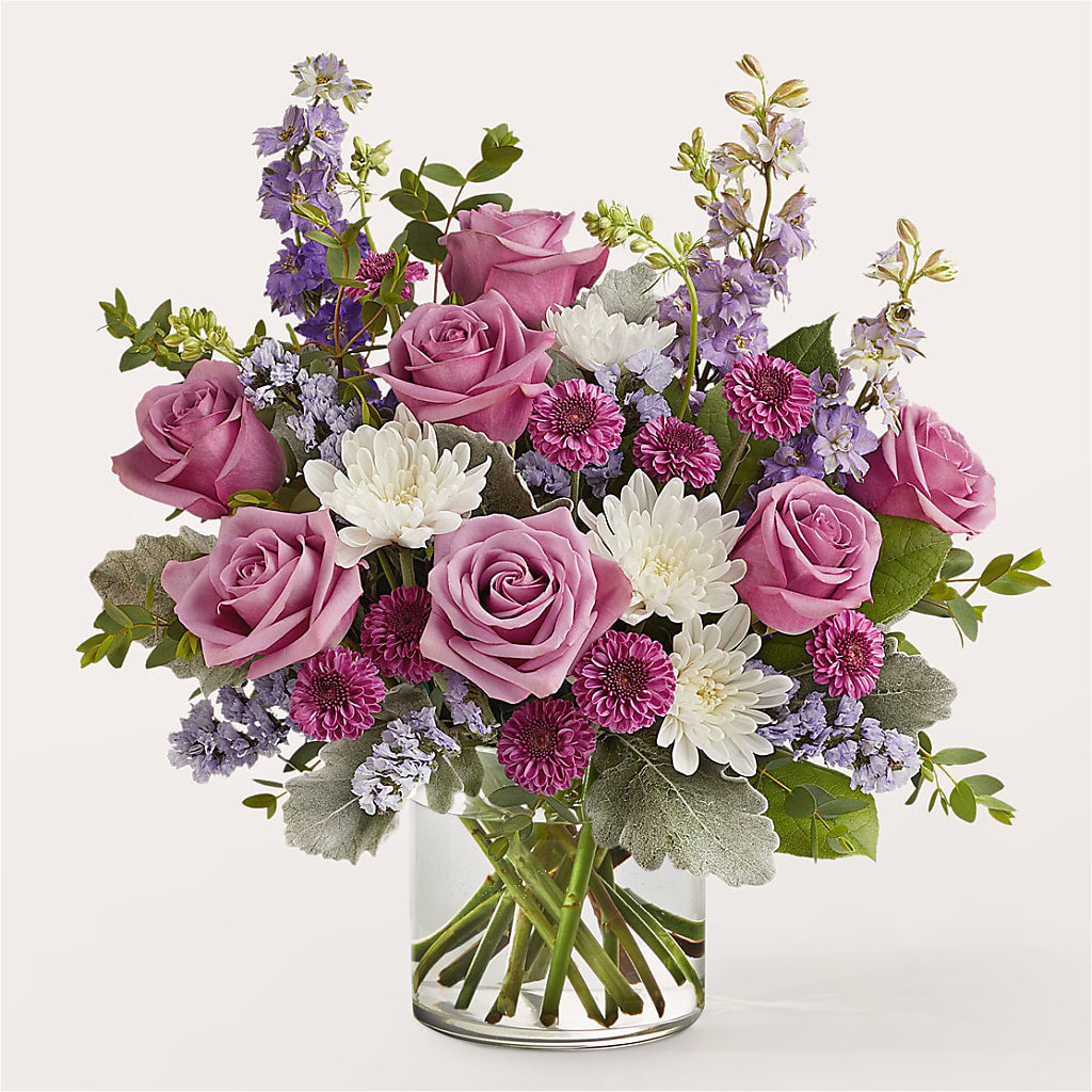 Violet Frost Bouquet – Blooming Flowers, Mobile AL