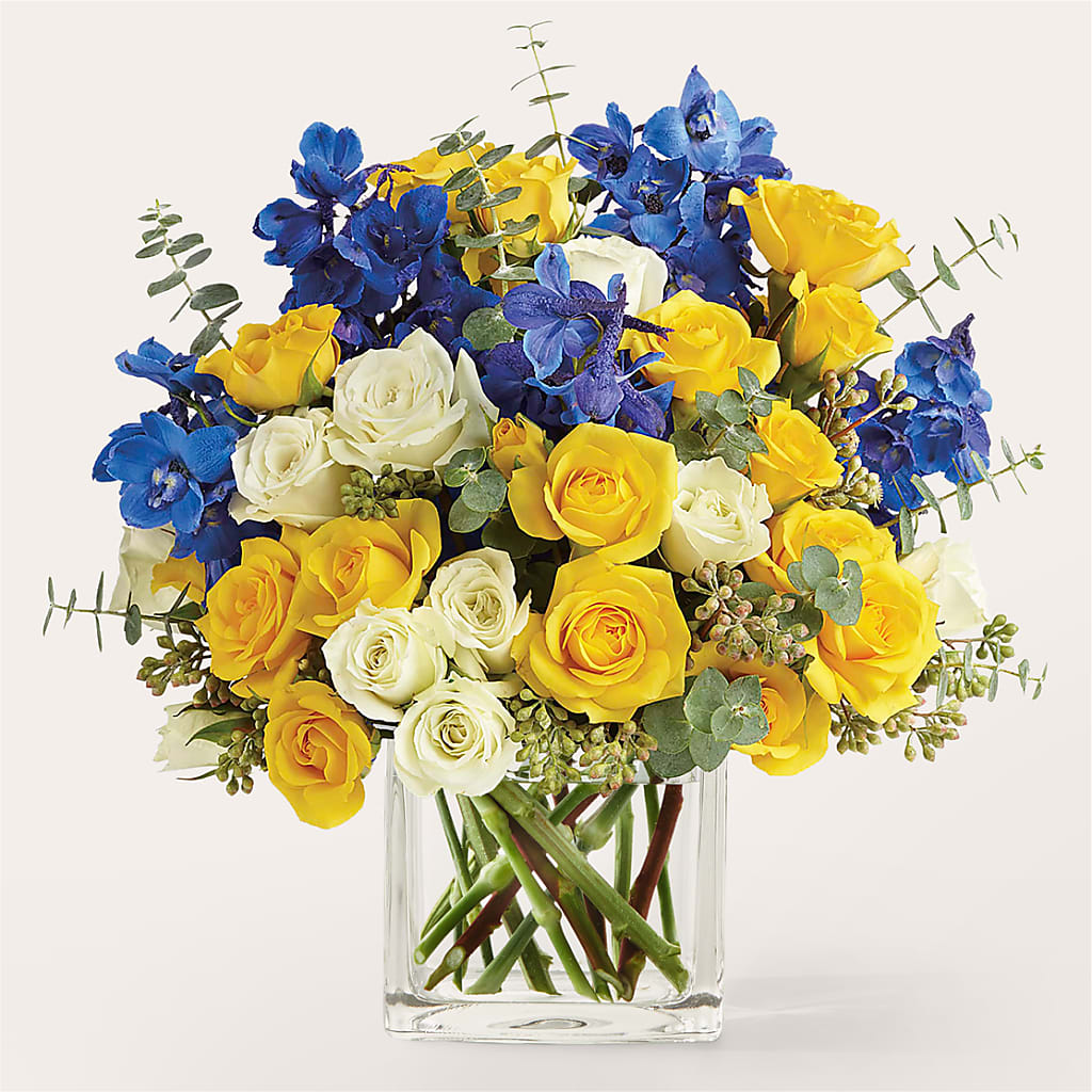 Sparkling Citrine Bouquet – Blooming Flowers, Mobile AL