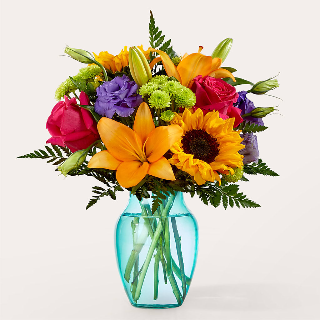 Double Rainbow Bouquet – Blooming Flowers, Mobile AL