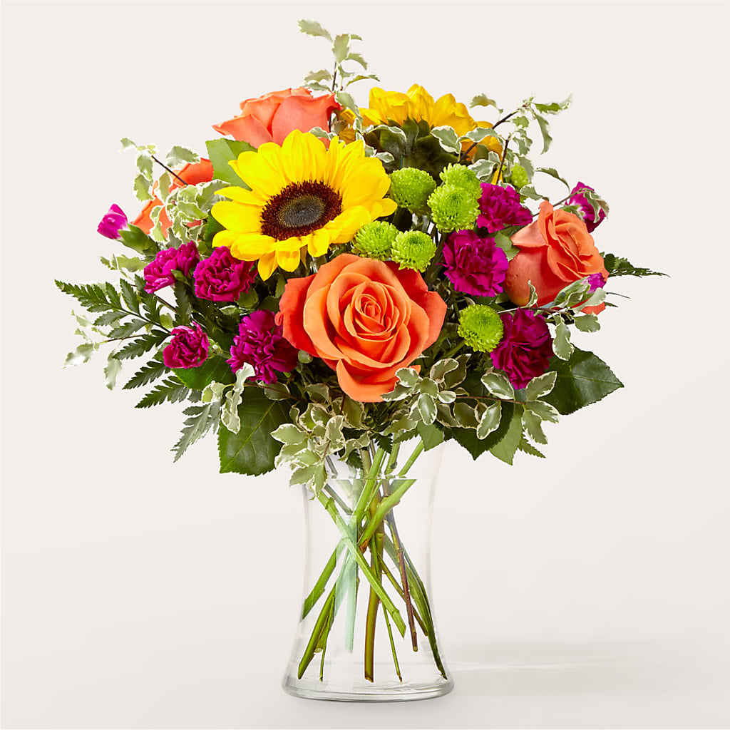 Warmth & Light Bouquet – Blooming Flowers, Mobile AL