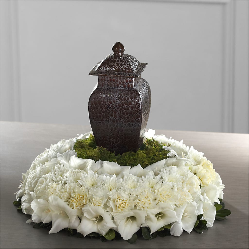 Encircling Grace Arrangement – Blooming Flowers, Mobile AL