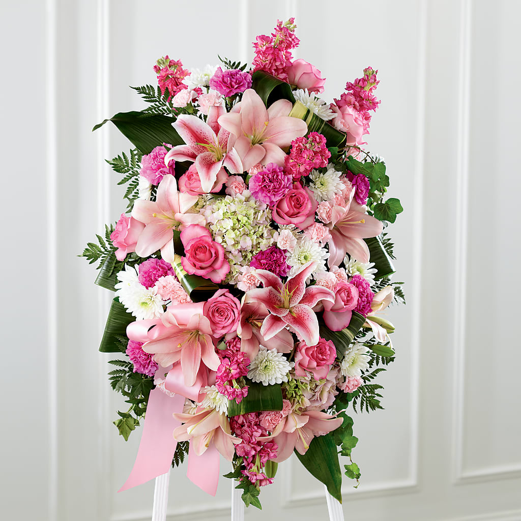 Comforting Standing Spray – Blooming Flowers, Mobile AL