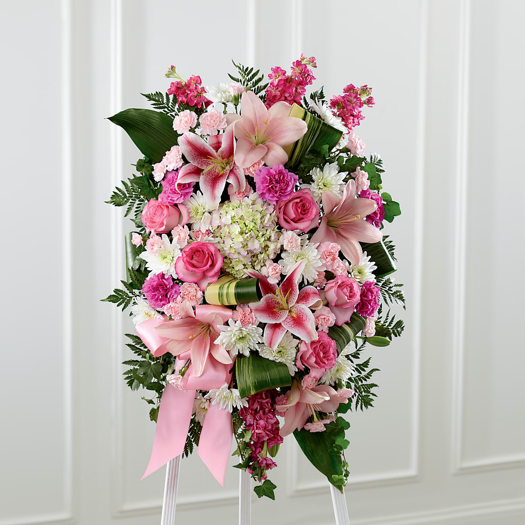 Comforting Standing Spray – Blooming Flowers, Mobile AL