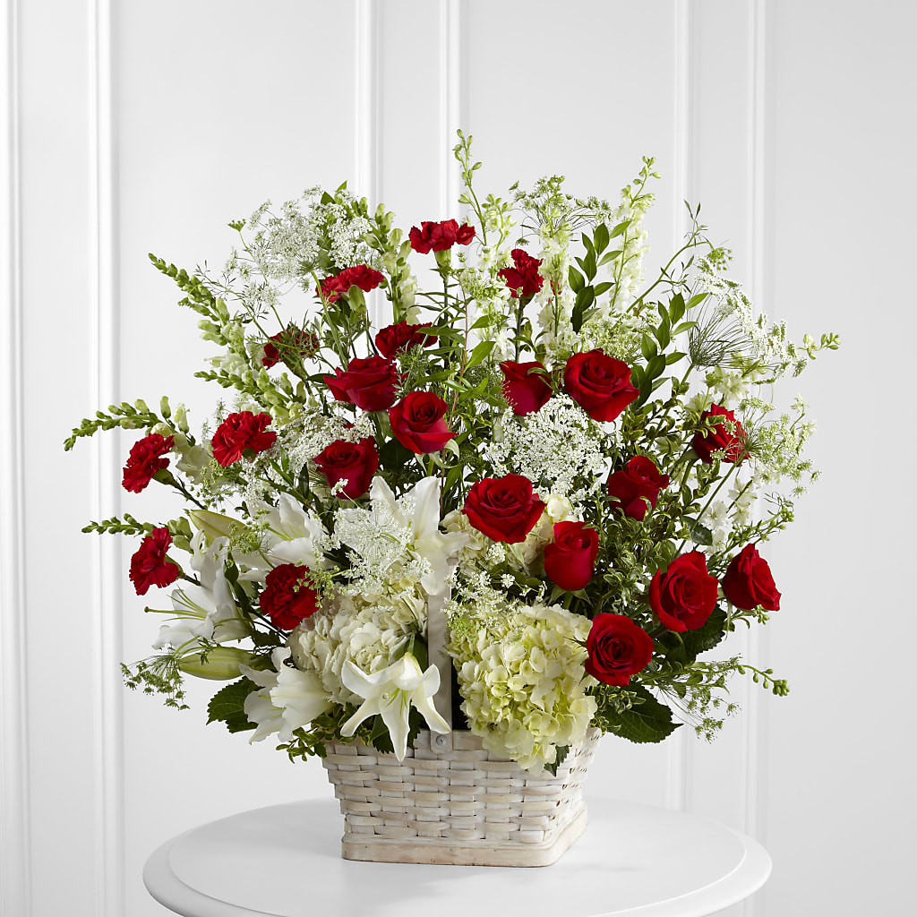In Loving Memory Arrangement – Blooming Flowers, Mobile AL