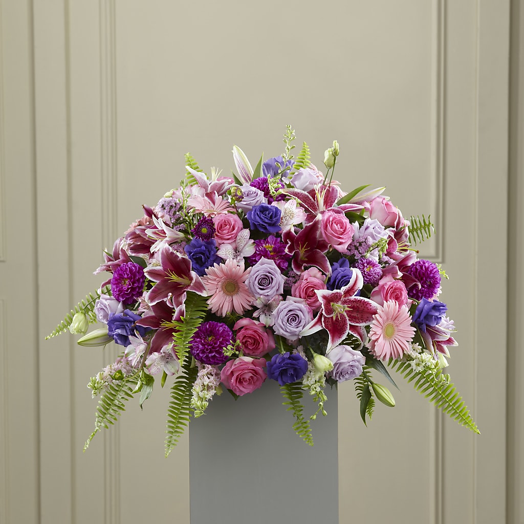 Fare Thee Well Pedestal – Blooming Flowers, Mobile AL
