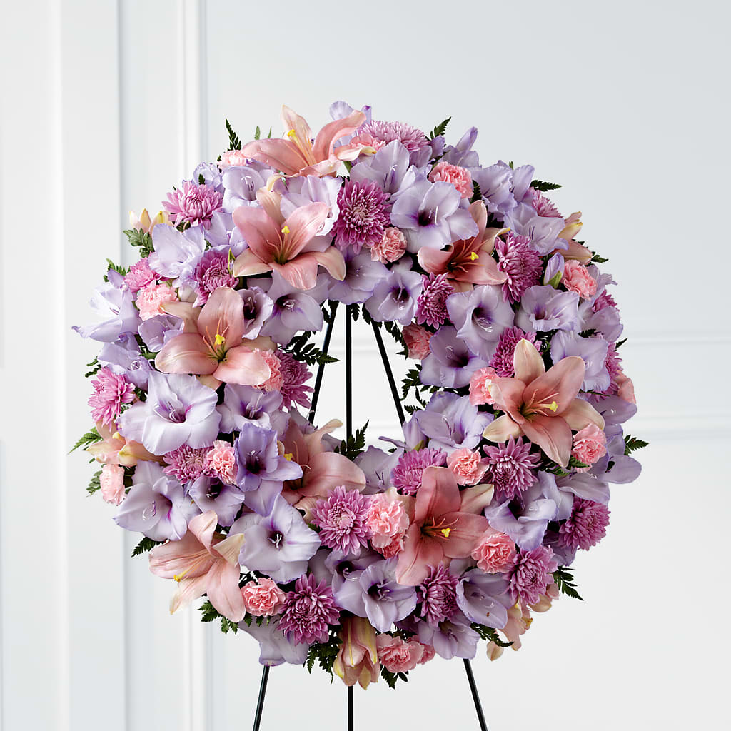 Beloved Friend Wreath – Blooming Flowers, Mobile AL