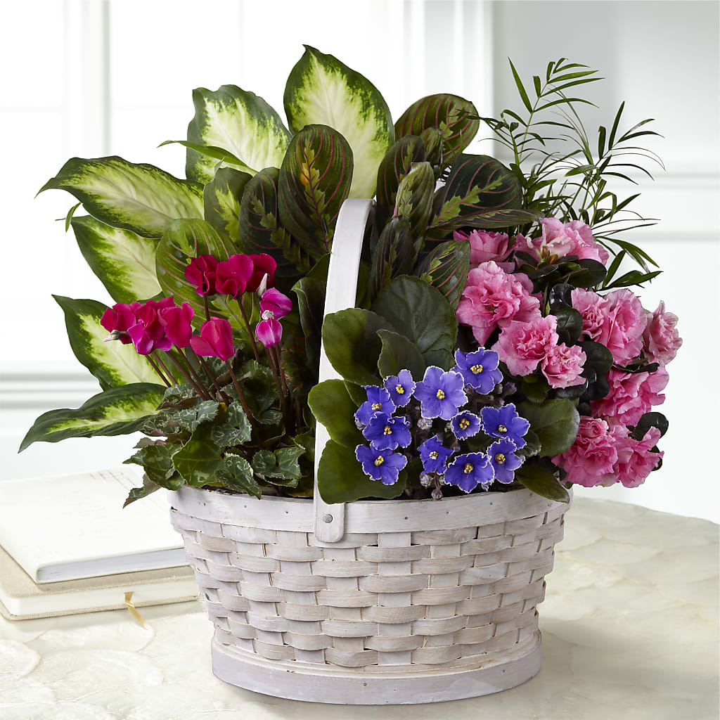Peaceful Garden Planter – Blooming Flowers, Mobile AL