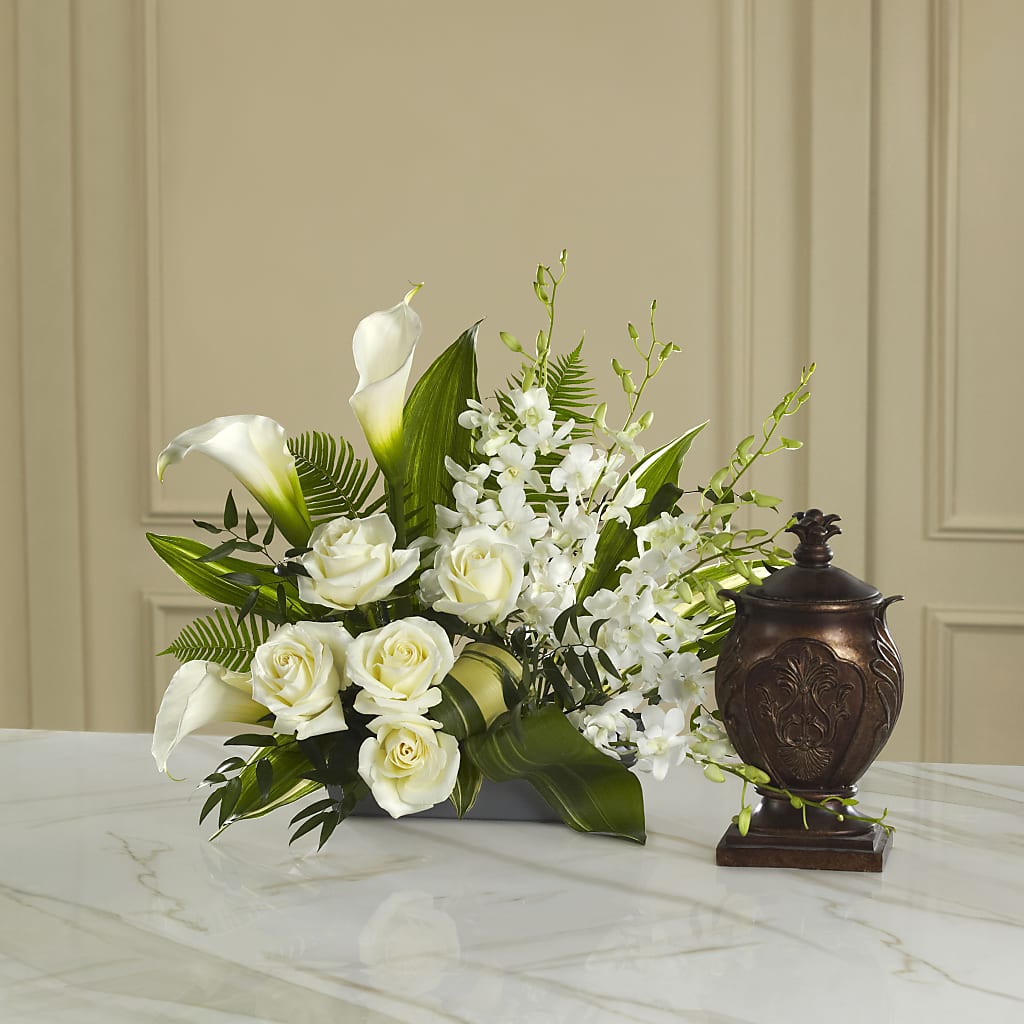 At Peace Arrangement – Blooming Flowers, Mobile AL