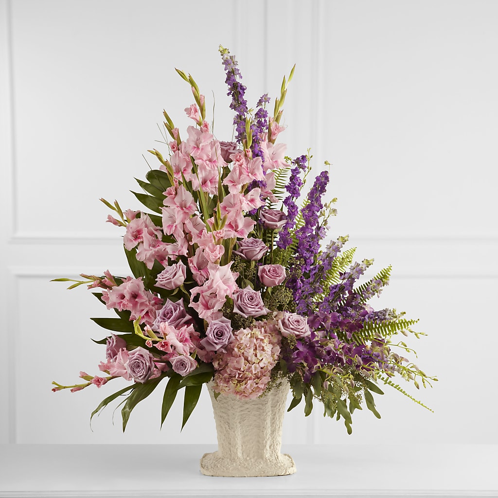Flowing Garden Arrangement – Blooming Flowers, Mobile AL