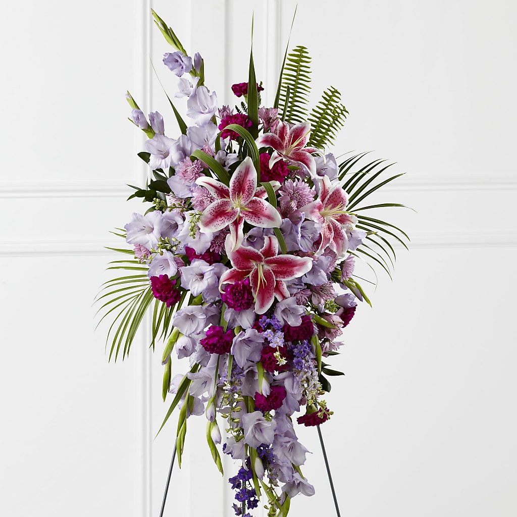 Tender Touch Standing Spray – Blooming Flowers, Mobile AL