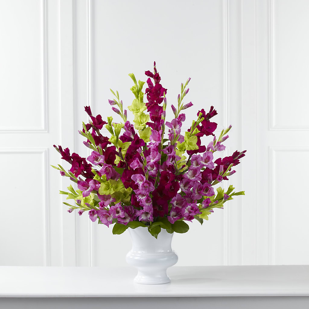 Solemn Offering Arrangement – Blooming Flowers, Mobile AL