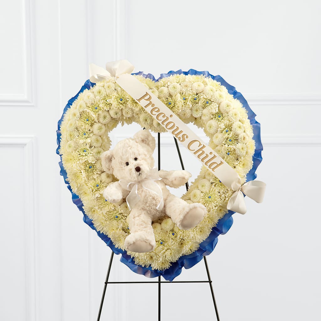 Precious Child Standing Heart – Blooming Flowers, Mobile AL
