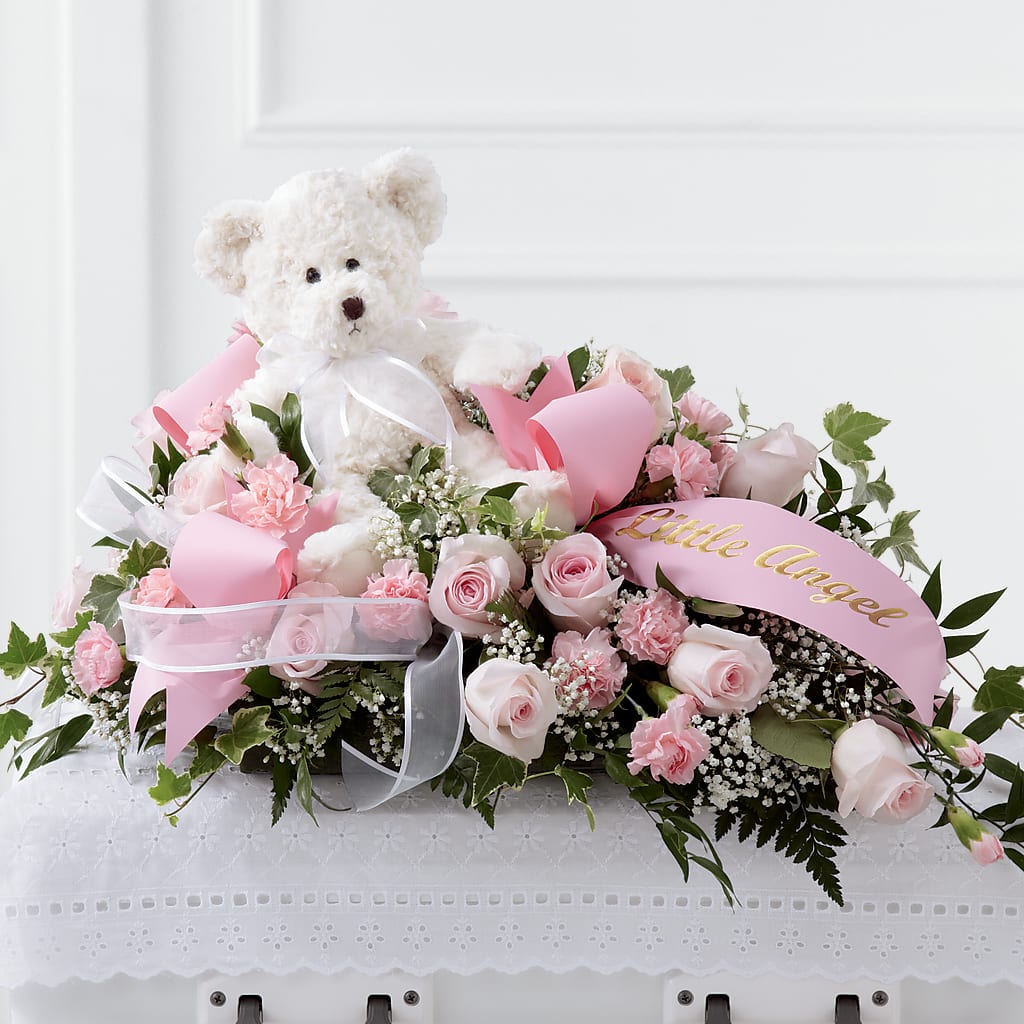 Touch of Sympathy Casket Spray – Blooming Flowers, Mobile AL
