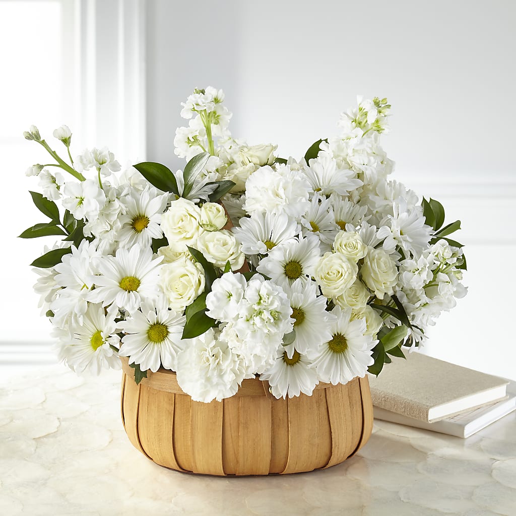 Graceful Garden Basket – Blooming Flowers, Mobile AL