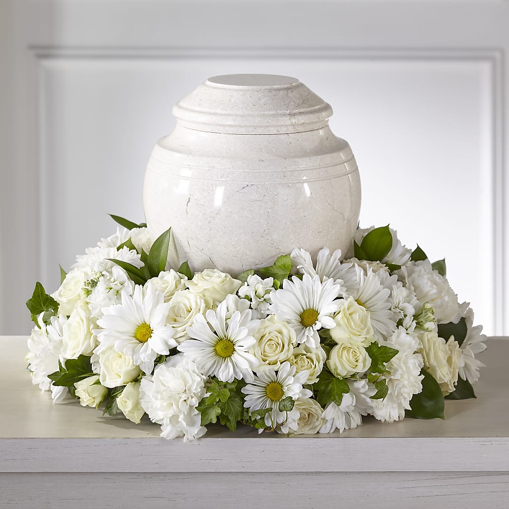Ivory Gardens Cremation Adornment – Blooming Flowers, Mobile AL