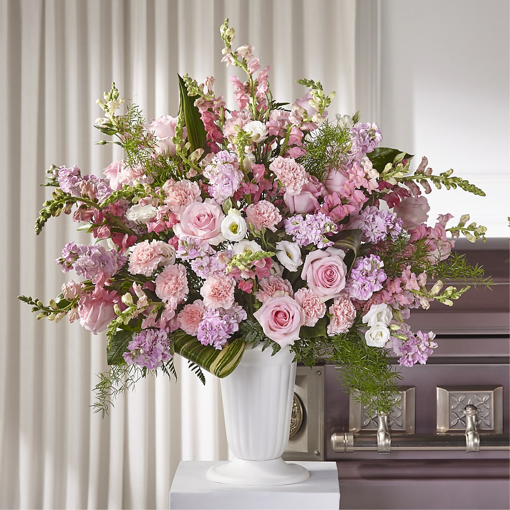 Divine Comfort Arrangement – Blooming Flowers, Mobile AL