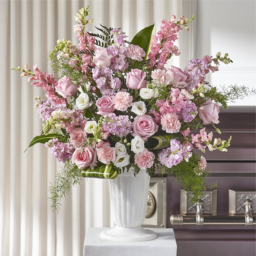 Divine Comfort Arrangement – Blooming Flowers, Mobile AL