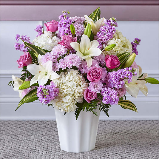 Heaven Sent Floor Basket – Blooming Flowers, Mobile AL
