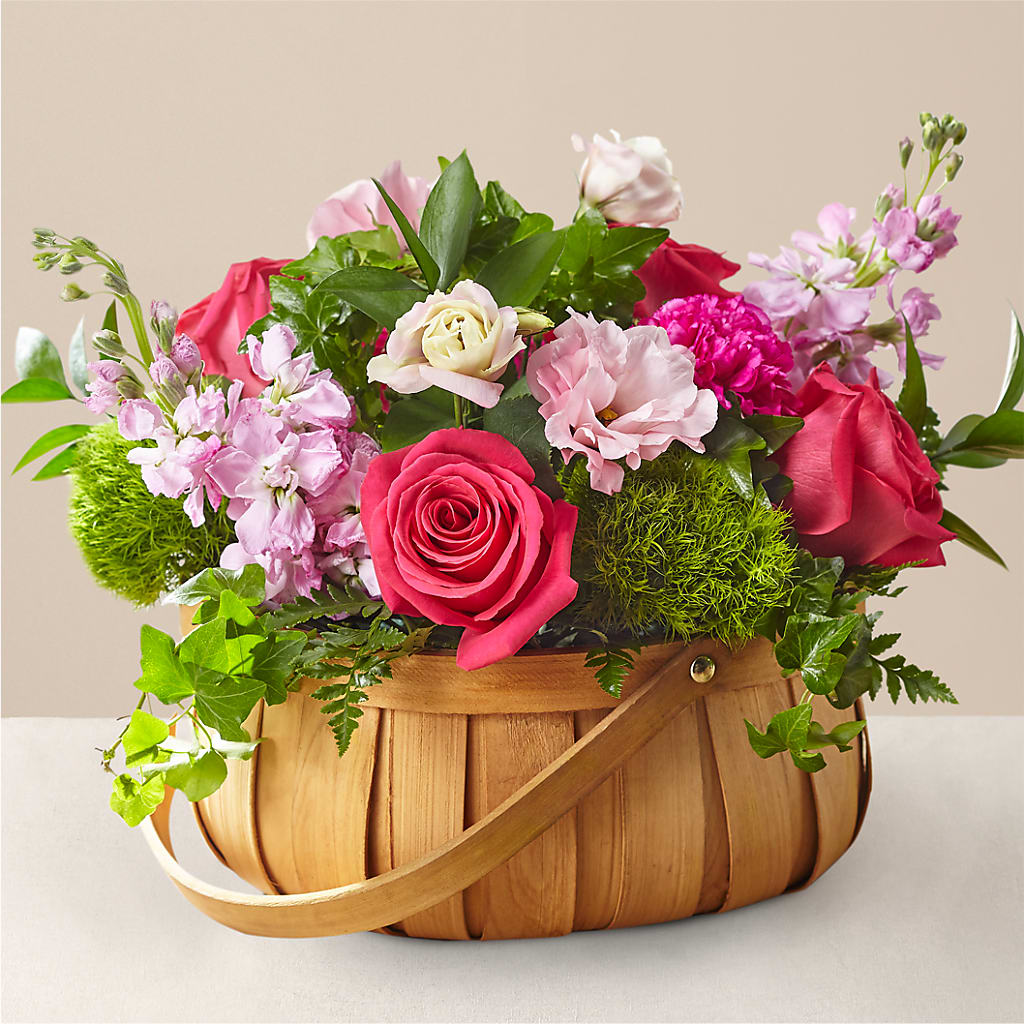 Radiance in Bloom Basket – Blooming Flowers, Mobile AL