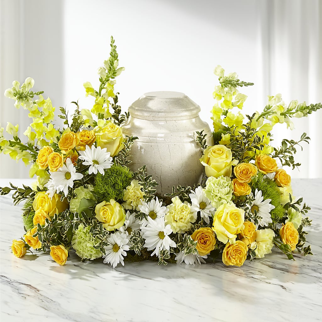 Graceful Love Cremation Adornment – Blooming Flowers, Mobile AL