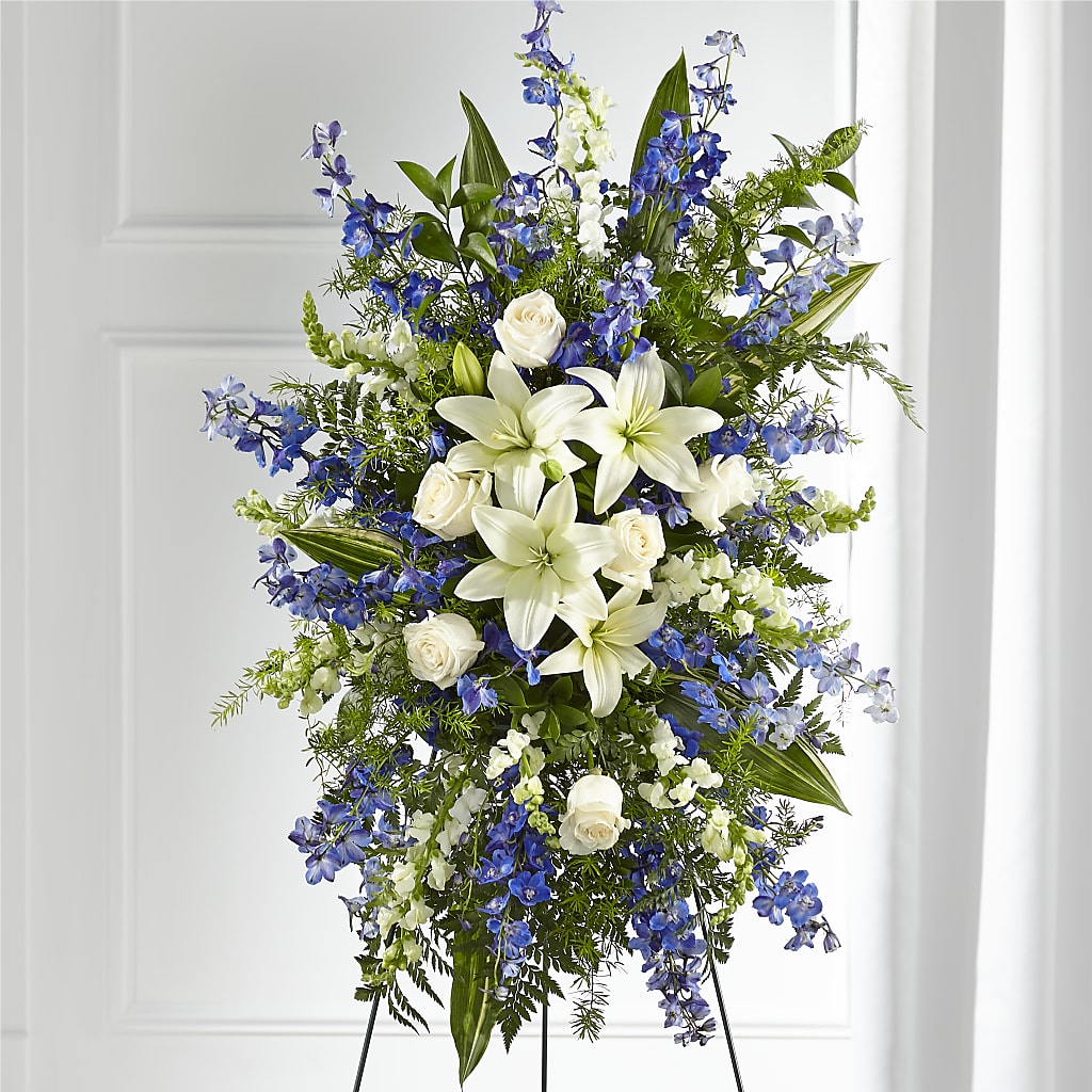Faithful Friend Standing Spray – Blooming Flowers, Mobile AL