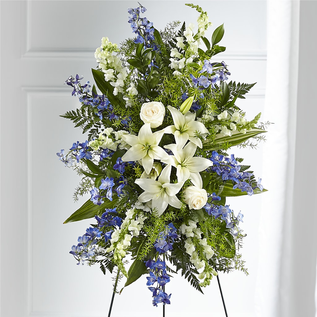 Faithful Friend Standing Spray – Blooming Flowers, Mobile AL
