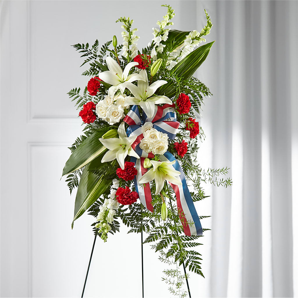 Stars of Life Standing Spray – Blooming Flowers, Mobile AL