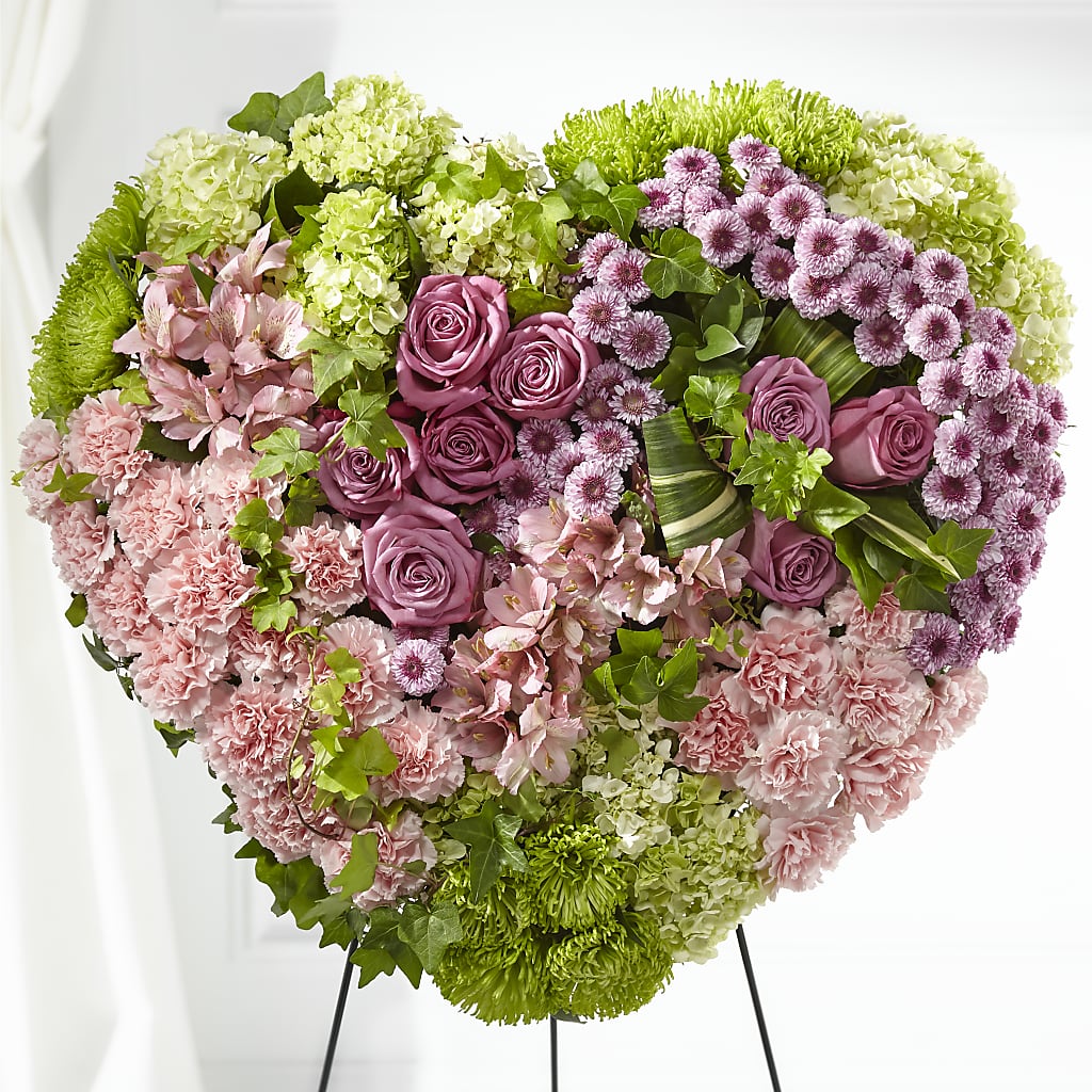 Heartwarming Standing Heart – Blooming Flowers, Mobile AL