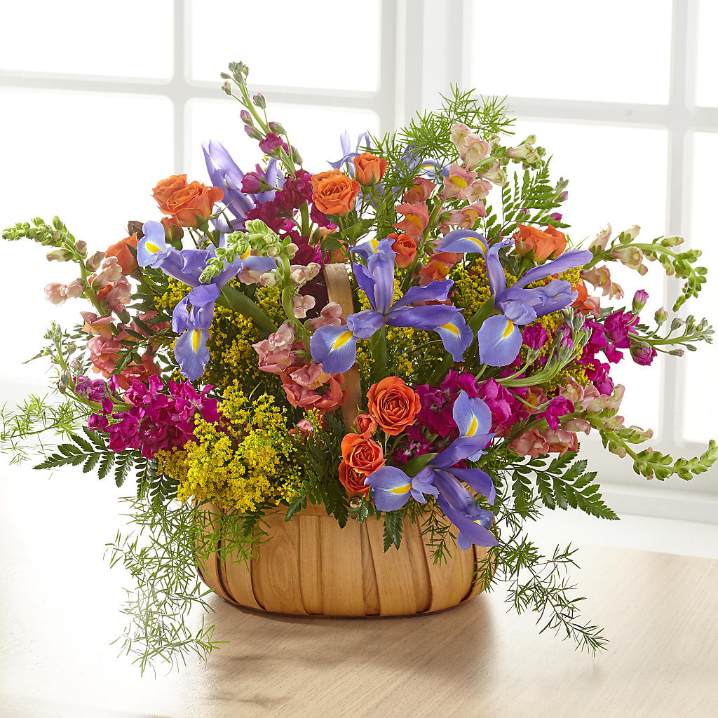 Garden of Life Basket – Blooming Flowers, Mobile AL