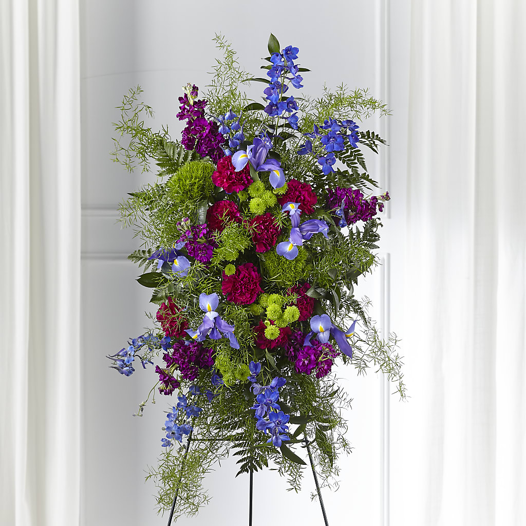 Heavenly Skies Standing Spray – Blooming Flowers, Mobile AL