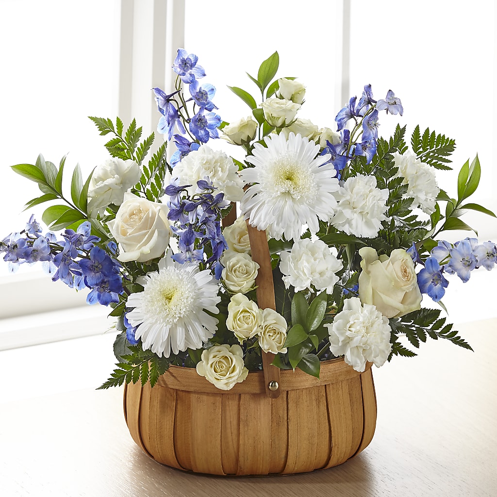 Harmony & Grace Basket – Blooming Flowers, Mobile AL