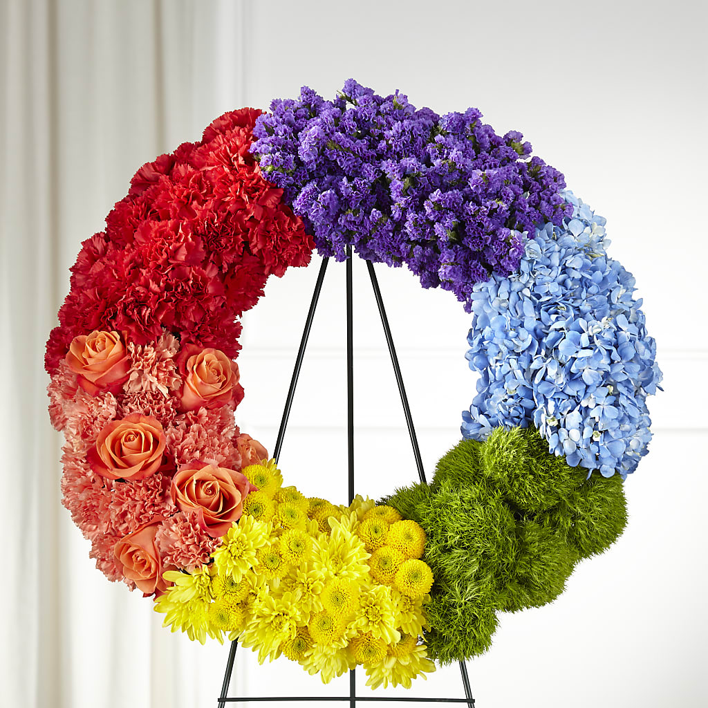 Circle of Love Wreath – Blooming Flowers, Mobile AL