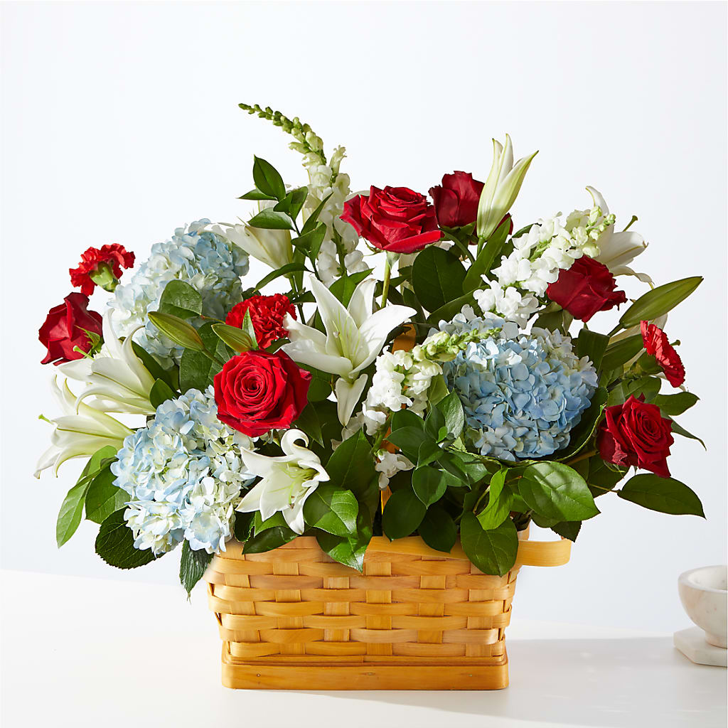 Greater Glory Basket – Blooming Flowers, Mobile AL