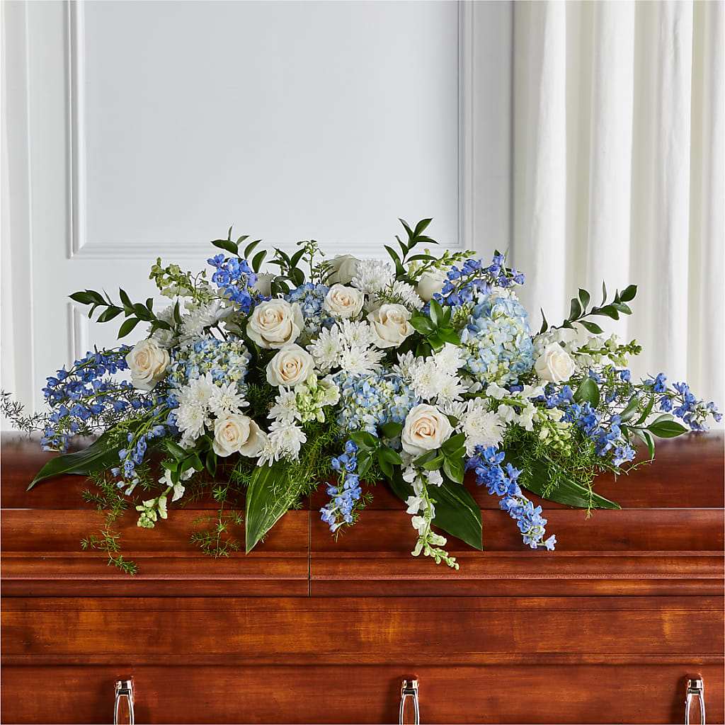 Timeless Essence Casket Spray – Blooming Flowers, Mobile AL