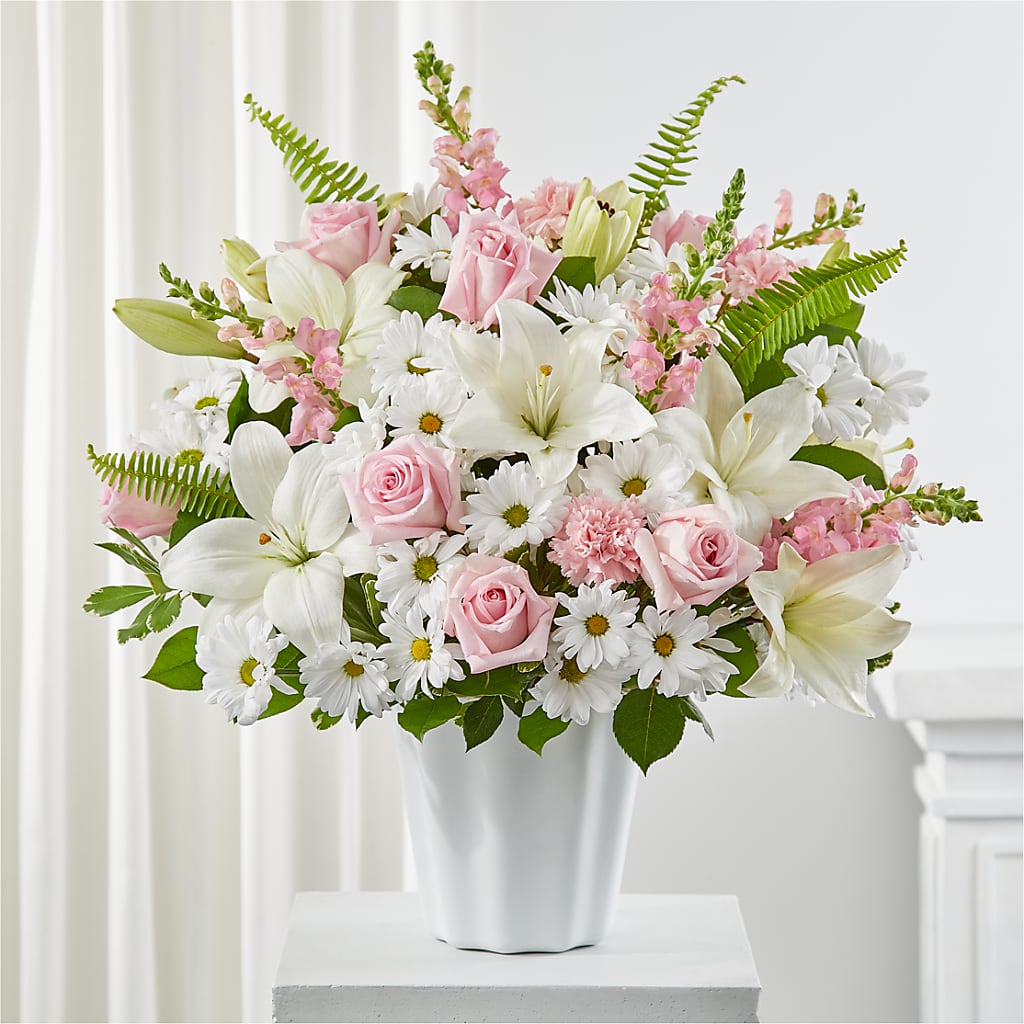 Soft Touch Tabletop Basket – Blooming Flowers, Mobile AL
