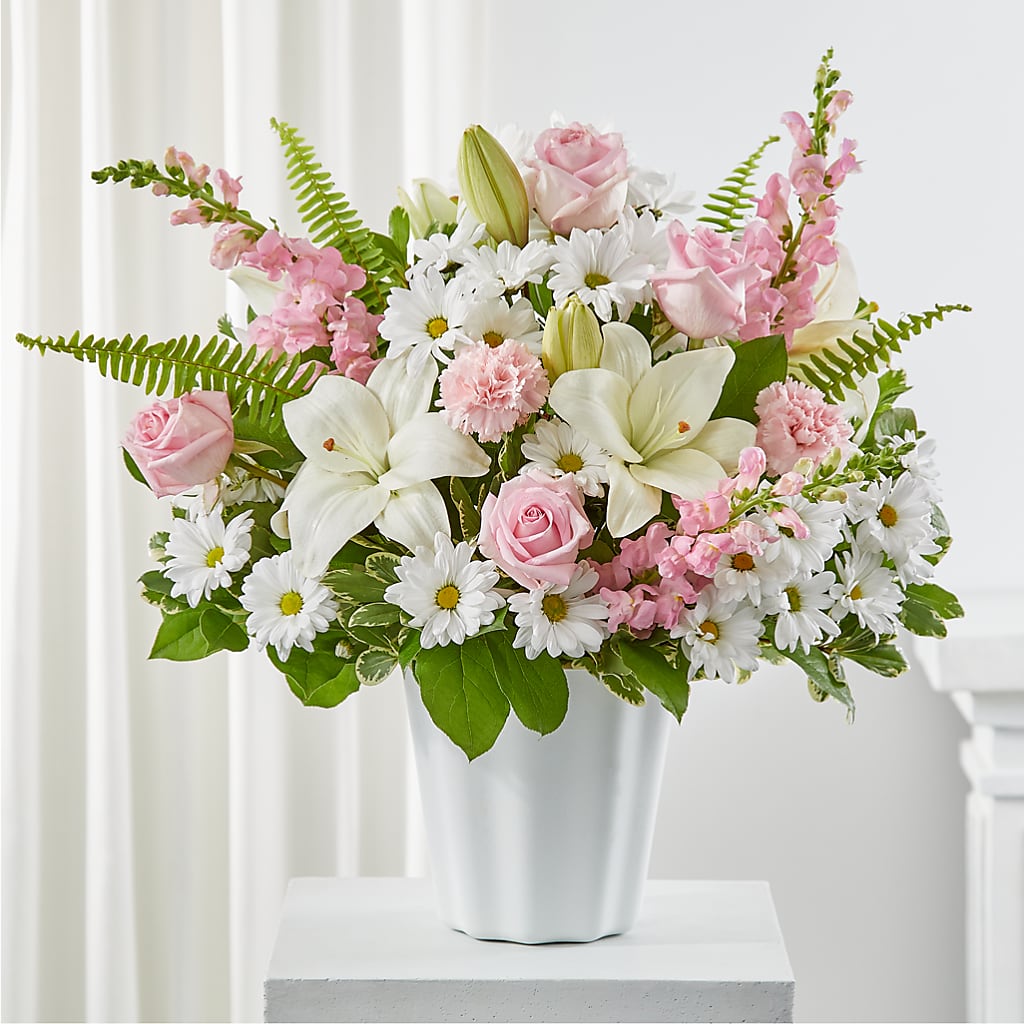 Soft Touch Tabletop Basket – Blooming Flowers, Mobile AL