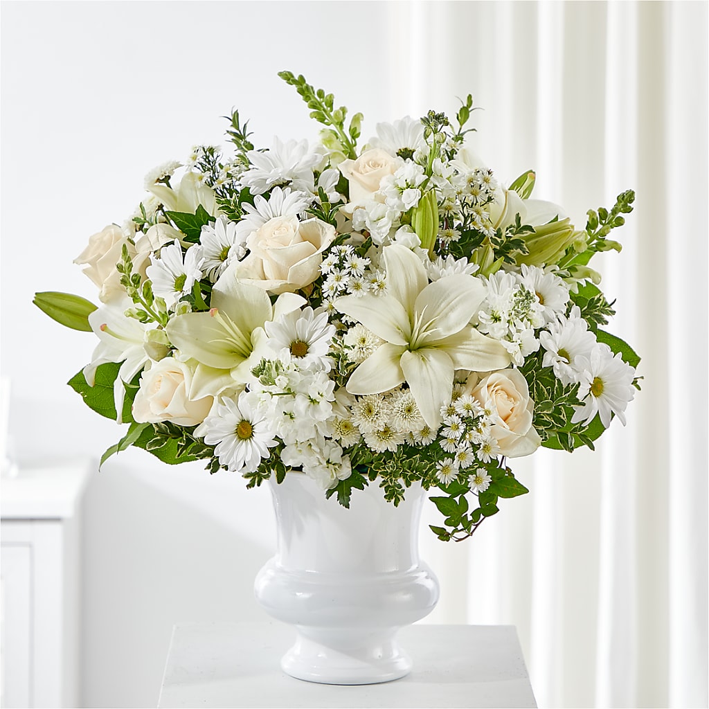Uplifting Urn Arrangement – Blooming Flowers, Mobile AL