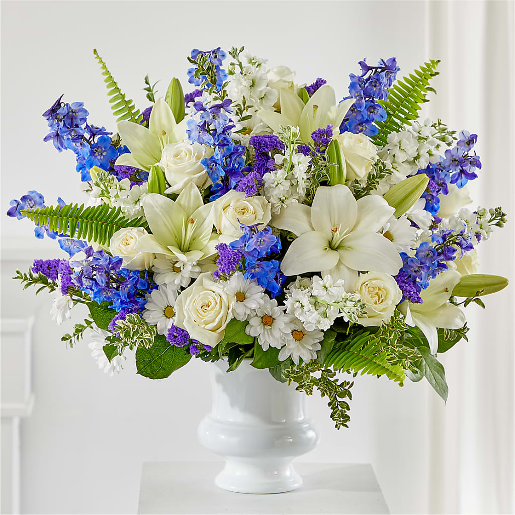Expressions of Hope Urn Arrangement – Blooming Flowers, Mobile AL